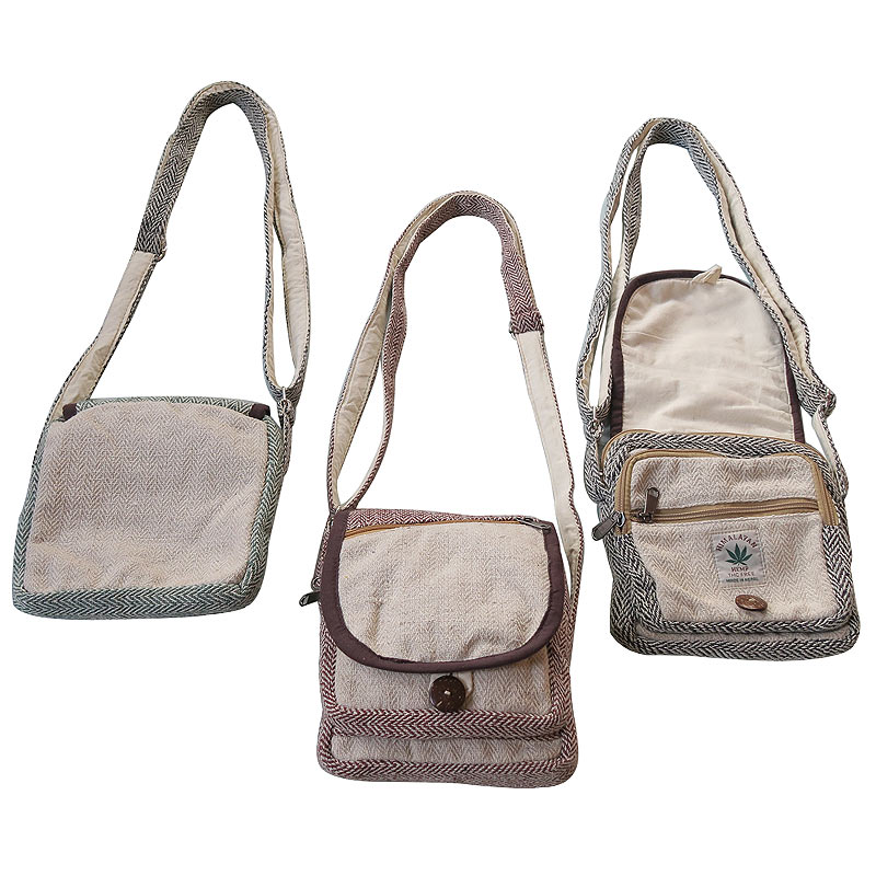 hemp shoulder bag