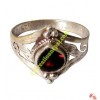 Silver-Garnet finger ring1