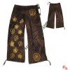 Shyama stone-wash-embroidery trouser