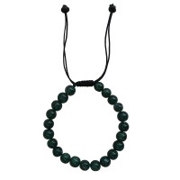 Green onyx stone 8mm beads bracelet
