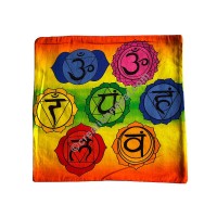 Sanskrit Mantra square cushion cover