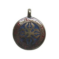 Stone setting metal pendant1