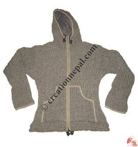 Stretched woolen jackets - grey