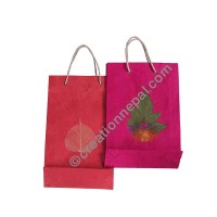 Lokta paper decorated Medium bag