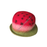 Watermelon felt hat