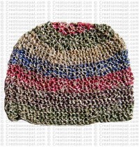 Hemp-cotton crochet hat17