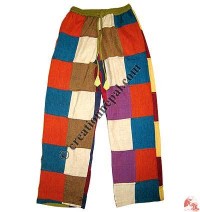 Shyama plain pieces patch-work trouser