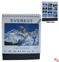 Small size Everest desktop calendar