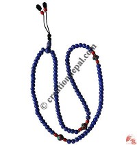 Blue color bone beads Mala