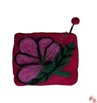Butterfly on Leaf Coin Purse2