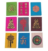 Buddhist signs small notebook