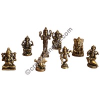 Assorted Ganesh tiny statue