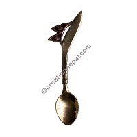 Khukuri Design Brass Spoon