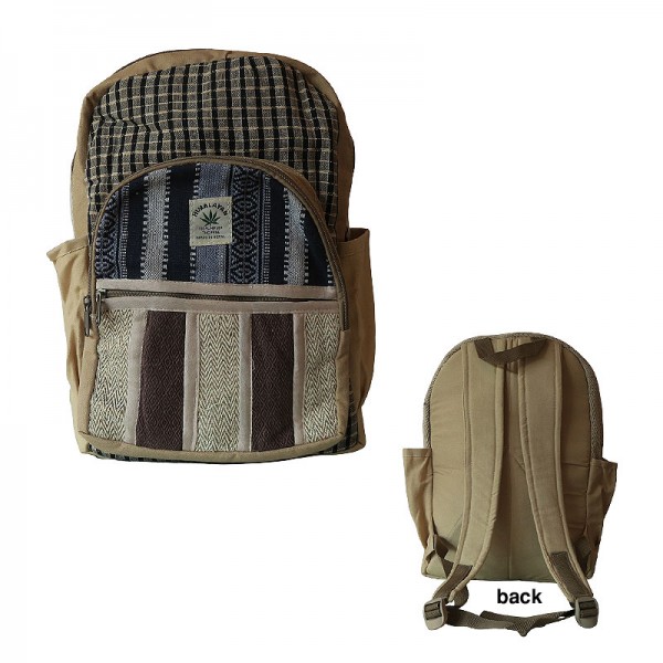 hemp cotton backpack